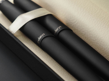 Logotrade business gift image of: Obsidian stone Pen set 1290036