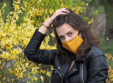 Logotrade promotional items photo of: VENUS PRO cotton face mask with a pocket an HEPA filter 1378165