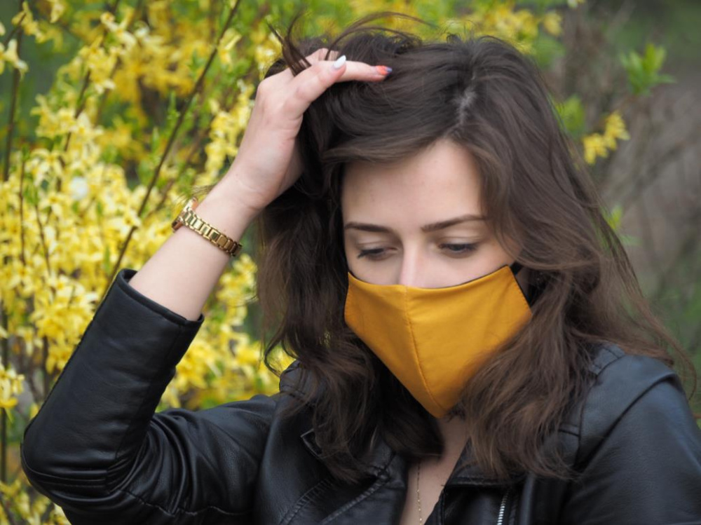 Logo trade corporate gifts picture of: VENUS cotton face mask 1377165