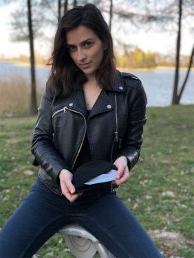 Logotrade promotional gift picture of: MARS PRO cotton mask (size M) with pocket and HEPA filter 1380165