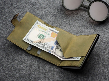 Logotrade advertising product picture of: RFID wallet - Hunter Leather 2109284