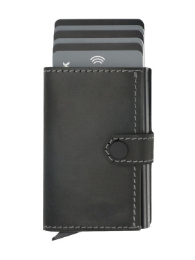 Logo trade promotional product photo of: RFID wallet - Hunter Leather 2109284