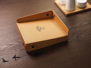 Logo trade promotional giveaways image of: Napkin box 1662280