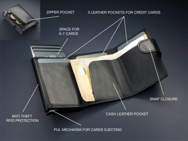 Logo trade promotional gifts image of: RFID wallet 1237131