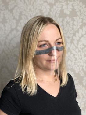 Logo trade promotional giveaways picture of: KALIPSO clear face shield-mask for mouth and nose 1447162