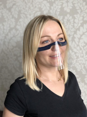 Logo trade business gift photo of: KALIPSO clear face shield-mask for mouth and nose 1447162