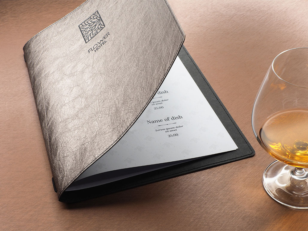 Logo trade corporate gifts picture of: Menu cover Ambiente 1181265