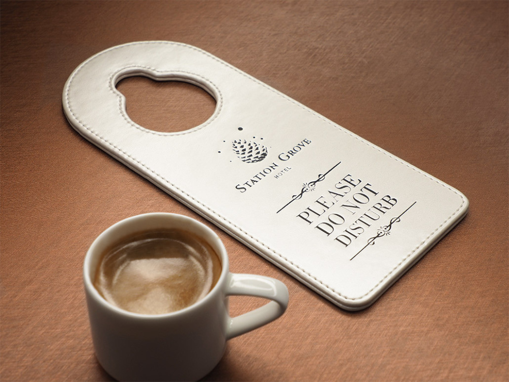 Logo trade promotional items picture of: DND door sign 1111119