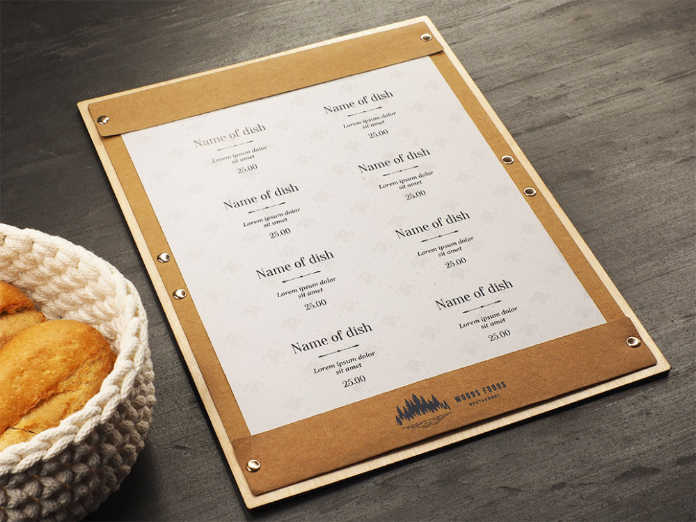 Logo trade promotional product photo of: Menu pad 1668121