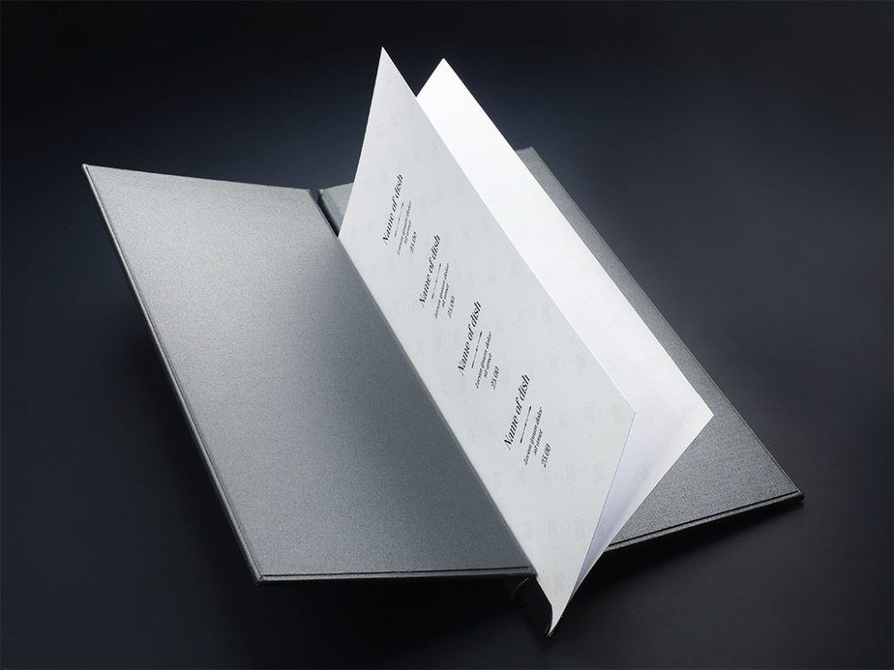 Logo trade promotional gifts picture of: Menu cover 1680280