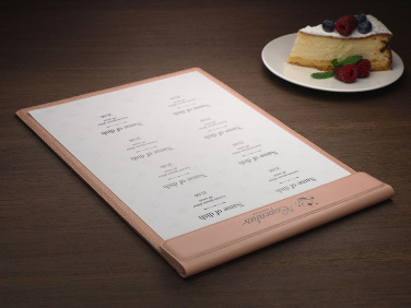 Logo trade promotional merchandise photo of: Menu cover 1241281