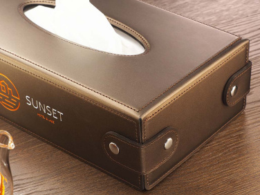 Logo trade promotional gift photo of: Tissue box 1673094