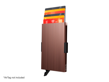 Logo trade promotional item photo of: RFID credit card case with holder for AirTag 2163155