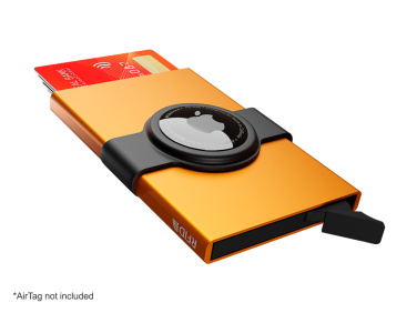 Logotrade advertising products photo of: RFID credit card case with holder for AirTag 2163108
