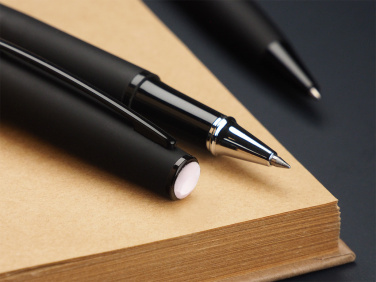 Logo trade promotional merchandise photo of: Opal stone Pen set 1286036