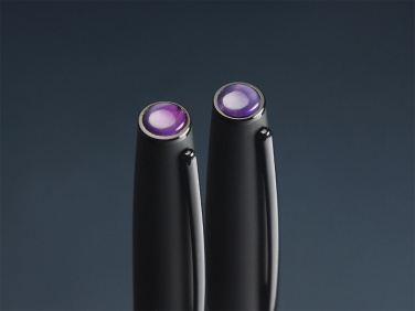 Logo trade business gifts image of: Amethyst Pen set  1288036