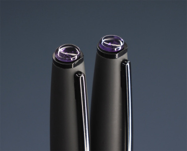 Logo trade business gift photo of: Amethyst Pen set  1288036