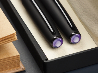 Logo trade advertising product photo of: Amethyst Pen set  1288036