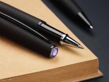 Logo trade promotional merchandise photo of: Amethyst Pen set  1288036
