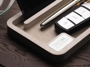 Logo trade promotional giveaways picture of: Wooden desk organiser 1818121