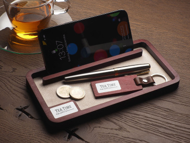 Logotrade promotional merchandise photo of: Wooden desk organiser 1818121