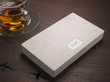Logo trade business gift photo of: Wooden bill box 1816121