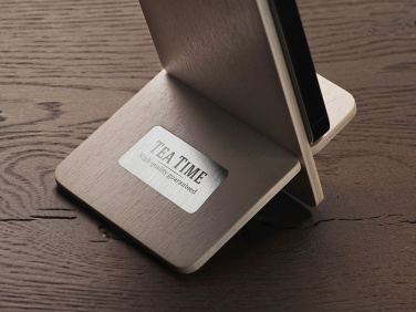 Logo trade promotional product photo of: Wooden telephone stand 1834121