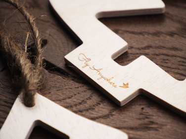 Logo trade promotional gifts picture of: Wooden Christmas Decoration 1855121