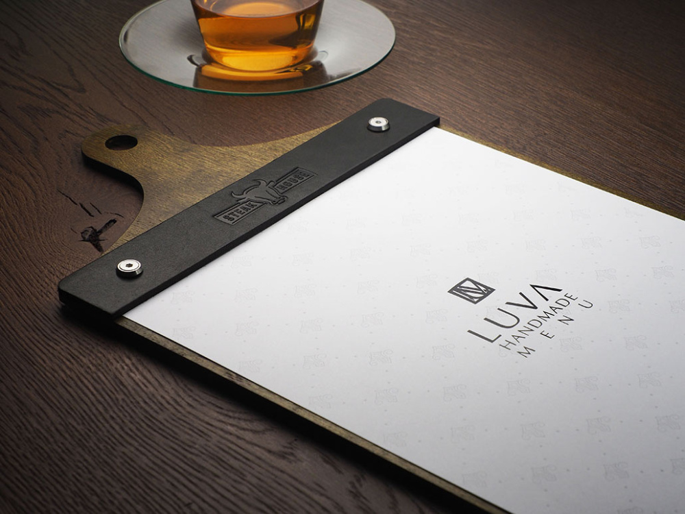 Logo trade advertising product photo of: Menu cover 1861121