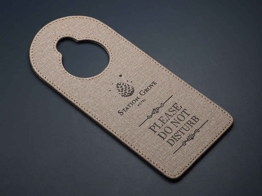 Logo trade corporate gifts picture of: DND door sign 1111321