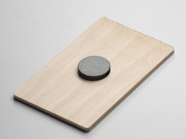 Logo trade corporate gifts picture of: Wooden magnet 2034121