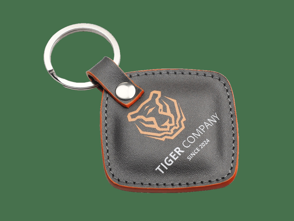Logo trade business gifts image of: Keyring 564131