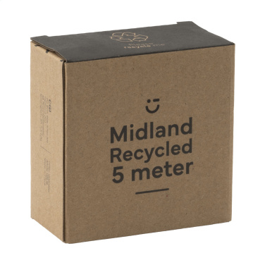 Logo trade promotional giveaway photo of: Midland Recycled 5 metre tape measure