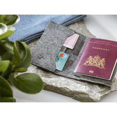 Logotrade advertising product picture of: Identify GRS RPET Felt passport holder