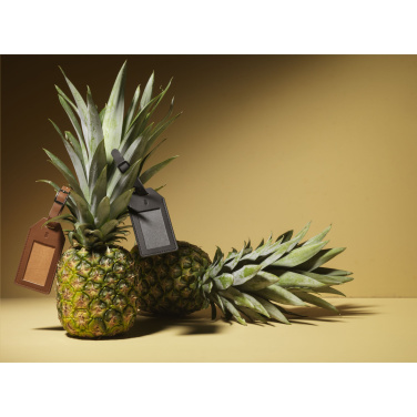 Logo trade promotional products picture of: Vegan Pineapple Leather Luggage Tag