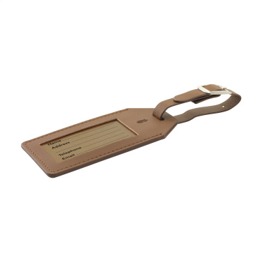 Logotrade promotional product picture of: Vegan Pineapple Leather Luggage Tag