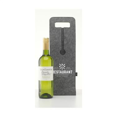 Logo trade corporate gift photo of: Wine Bag-to-Give GRS RPET
