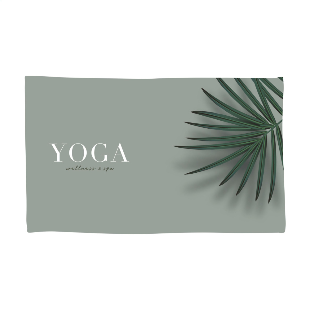Logo trade corporate gift photo of: Printed RPET Towel 350 g/m² 50x100