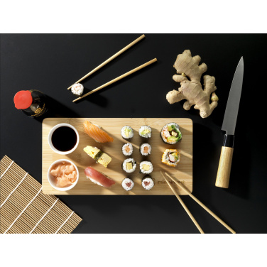 Logotrade advertising product image of: Temaki Bamboo Sushi Tray gift set