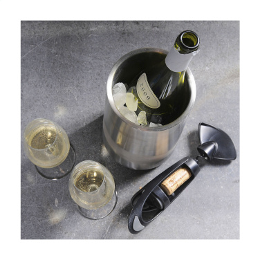 Logo trade promotional gifts picture of: CoolSteel RCS Recycled Steel wine cooler