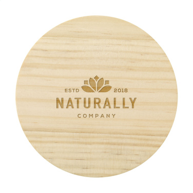 Logotrade promotional item picture of: Wooosh Flame Scented Candle Dark Amber