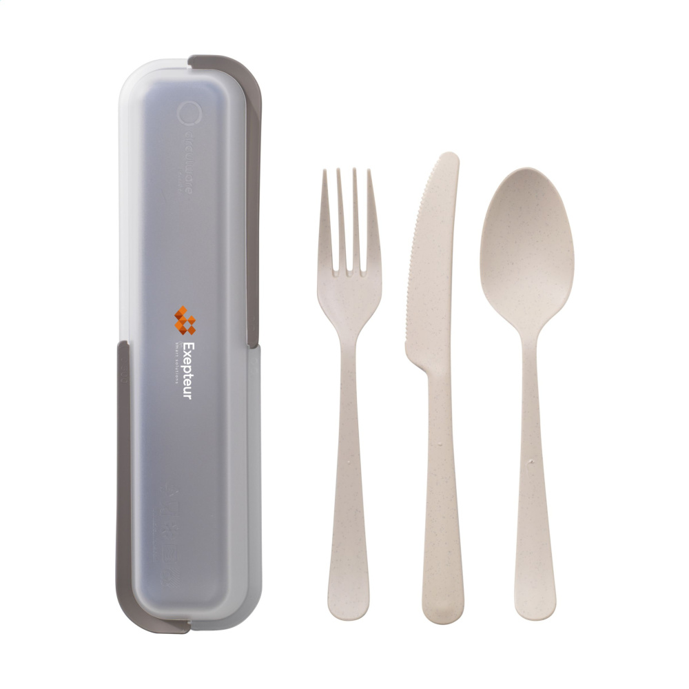Logo trade promotional items picture of: Outdoor 3-piece Cutlery Set