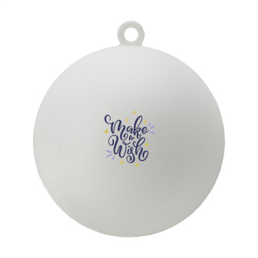 Logo trade promotional gifts picture of: Christmas Bauble Ø 7 cm Recycled PP - Made in Europe