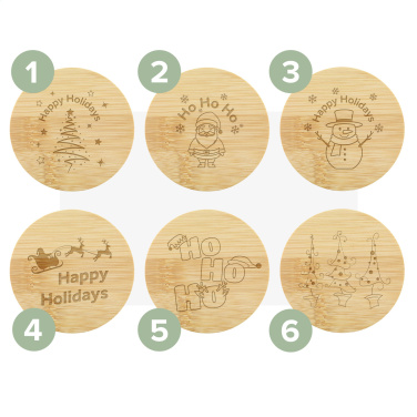 Logo trade promotional gifts image of: Wooosh Scented Candle Sweet Vanilla X-Mas