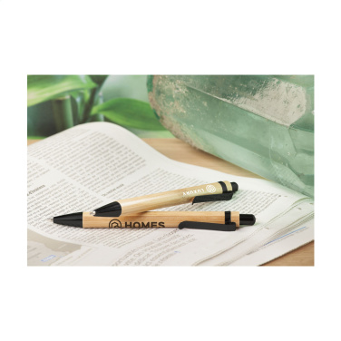 Logo trade corporate gifts picture of: Boston Bamboo pen