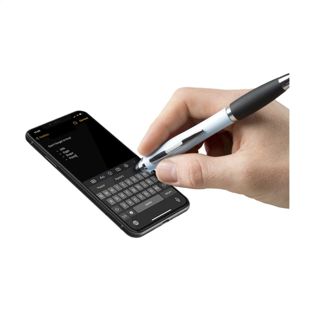 Logotrade promotional items photo of: Athos Colour Touch stylus pen