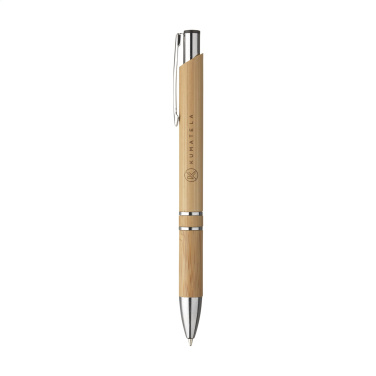 Logo trade promotional item photo of: Ebony Bamboo pen