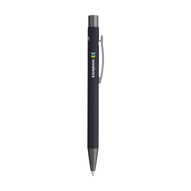 Logo trade advertising products image of: Brady Soft Touch Recycled Alu pens