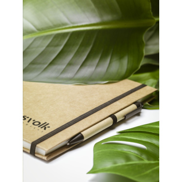 Logo trade promotional merchandise picture of: Pocket ECO Paper A5 notebook