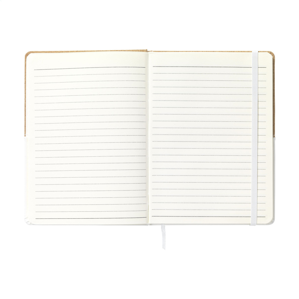 Logo trade promotional items image of: Journal Cork Paper Notebook